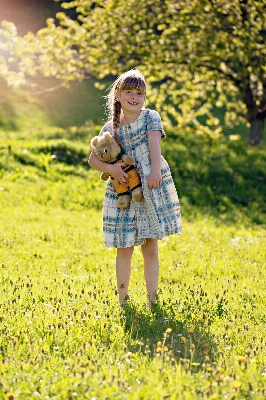 Doğa kişi bitki kız Fotoğraf