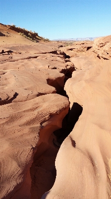 Landscape sea sand rock Photo