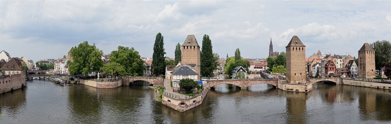 Bridge town river canal Photo