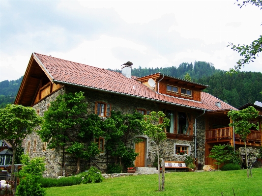 Farm house roof building Photo