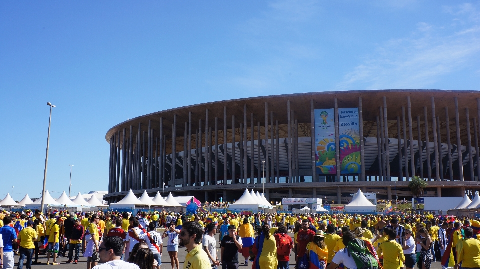 Estrutura futebol estádio mundo