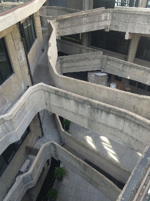 Roof building facade handrail Photo