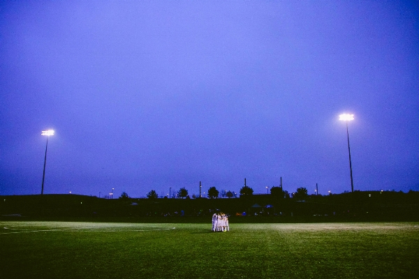 Grass horizon light cloud Photo