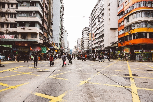 Pedestrian people road street Photo