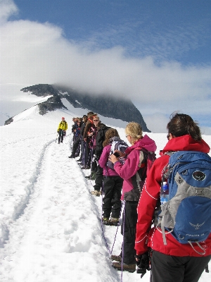 Landscape walking mountain snow Photo