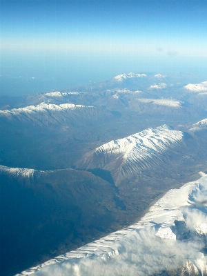 Mountain snow cloud sky Photo