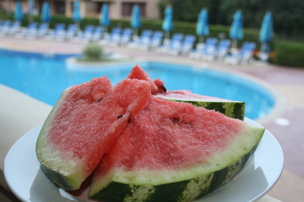 Foto Planta fruta vacaciones piscina