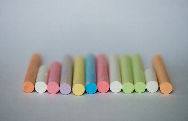 Hand pencil white orange Photo