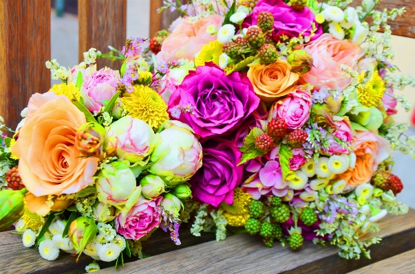 Plant flower bouquet yellow Photo