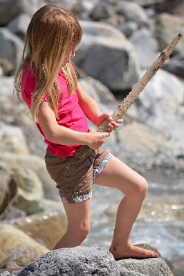 Water nature person girl Photo