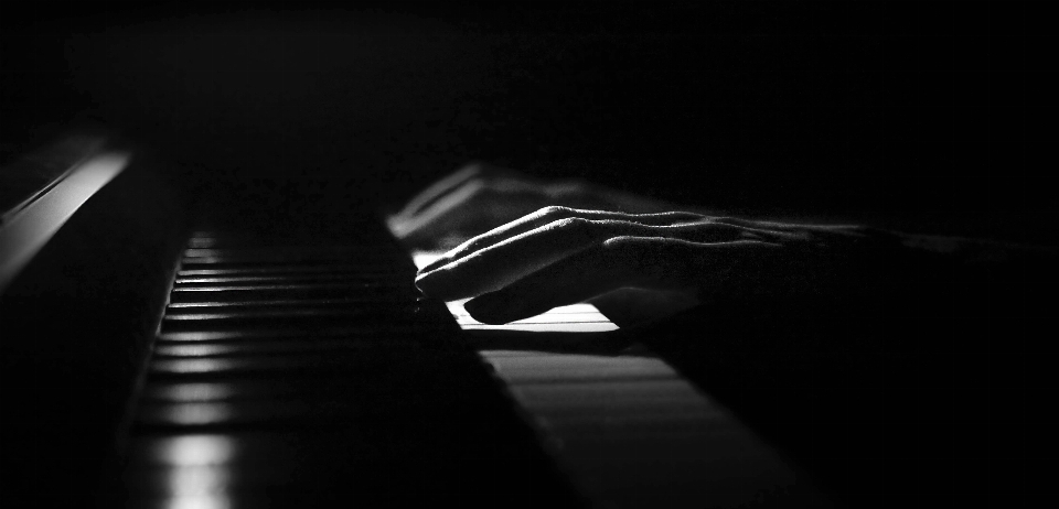 Music black and white keyboard technology