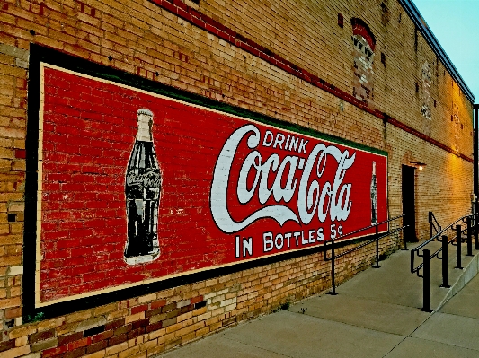 Building restaurant advertising red Photo