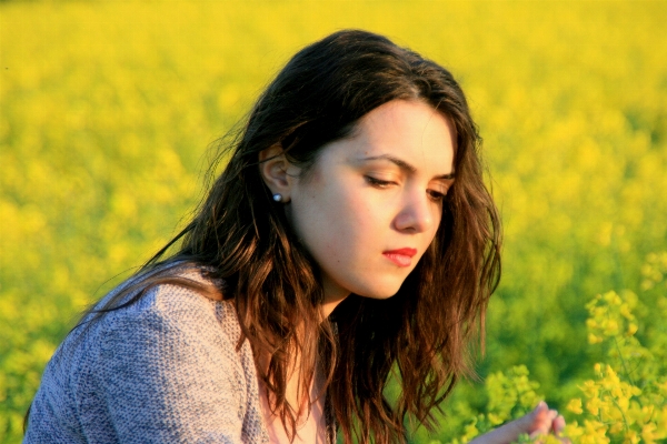 Grass person plant girl Photo