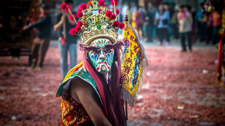 Gente carnaval color tribu