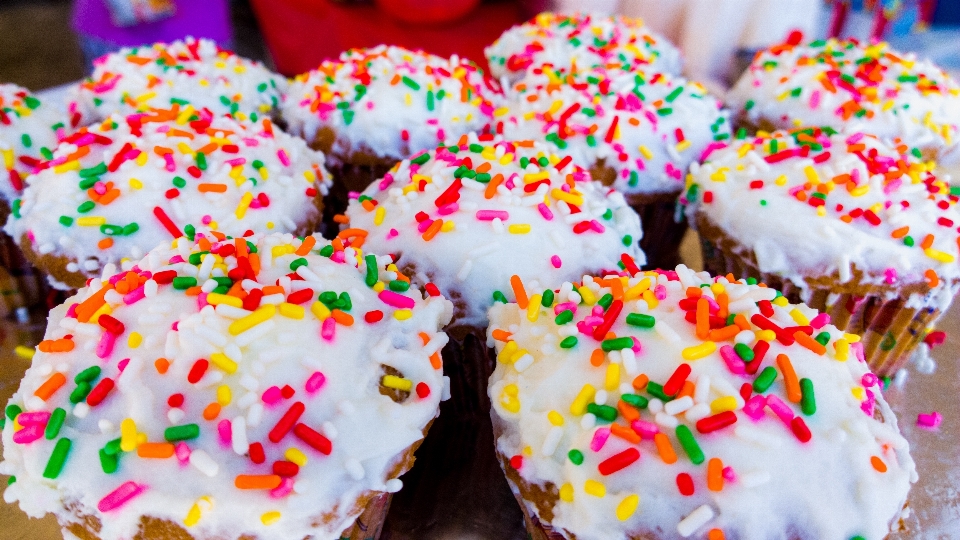 Sweet food cupcake baking