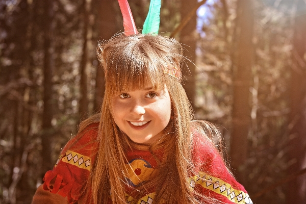 Forest person people girl Photo