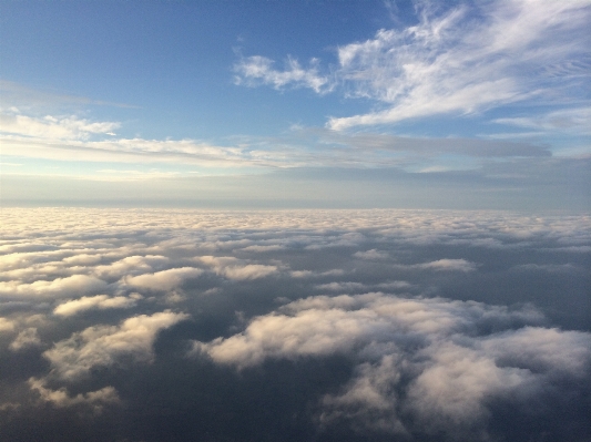 Horizont flügel wolke himmel Foto