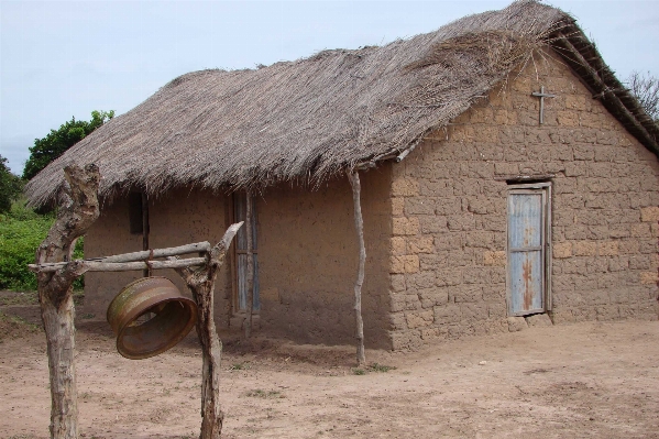 Landscape wood house building Photo