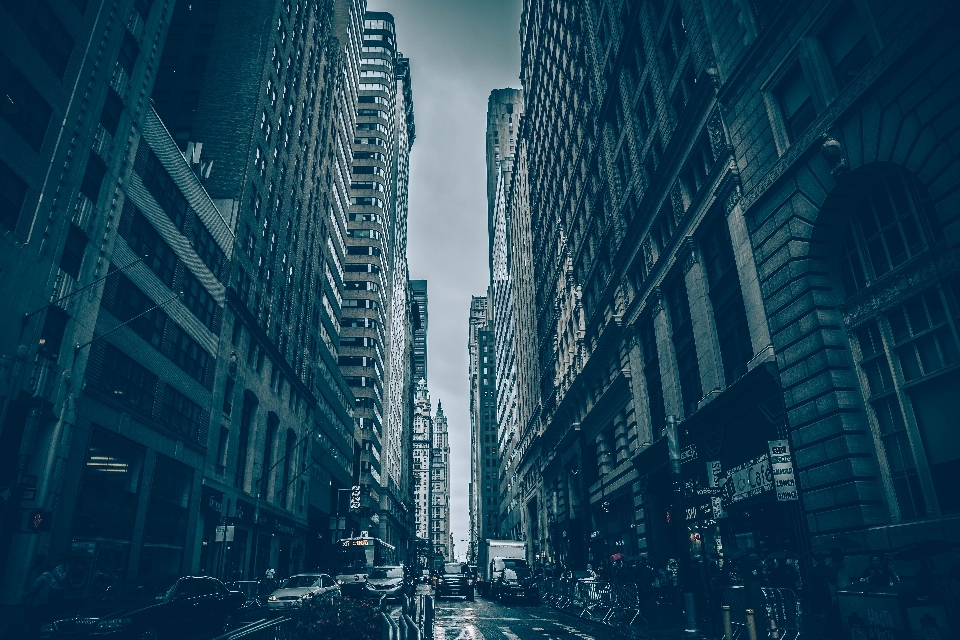 Outdoor walking black and white architecture