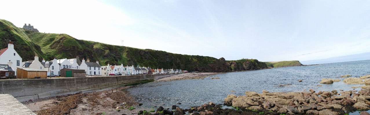 Coast river panorama panoramic Photo