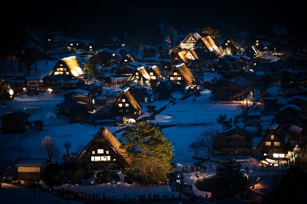 Landscape snow winter architecture Photo