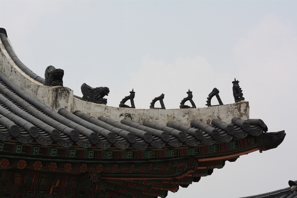 構造 空 屋根 寺 写真