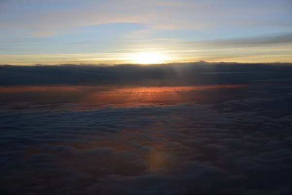 Sea ocean horizon cloud Photo