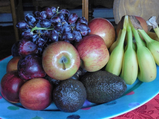 Apple table plant grape Photo