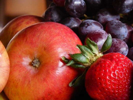 Apple table plant grape Photo