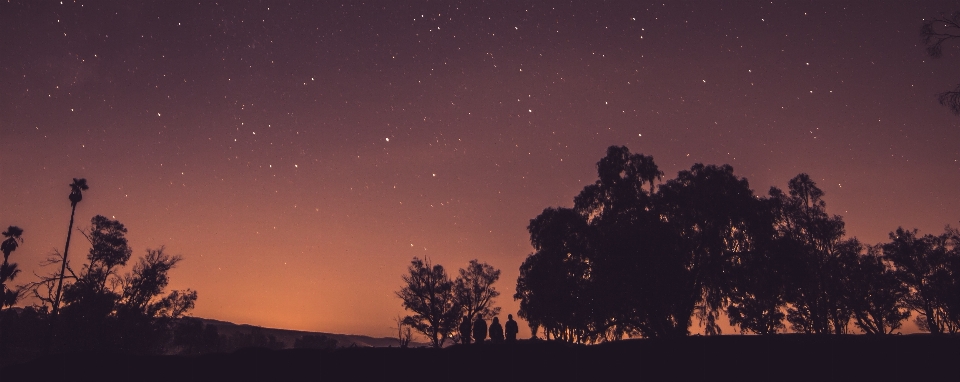 Ciel nuit aube atmosphère