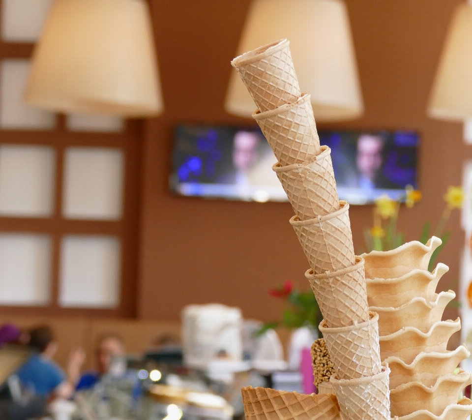 été glace repas cornet de glace
