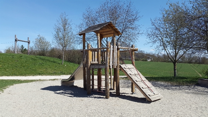 Wood play city recreation Photo