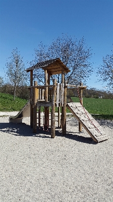 Wood play city recreation Photo