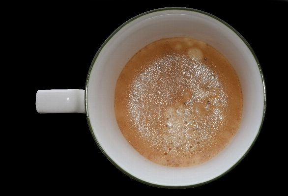 Coffee foam cup latte Photo