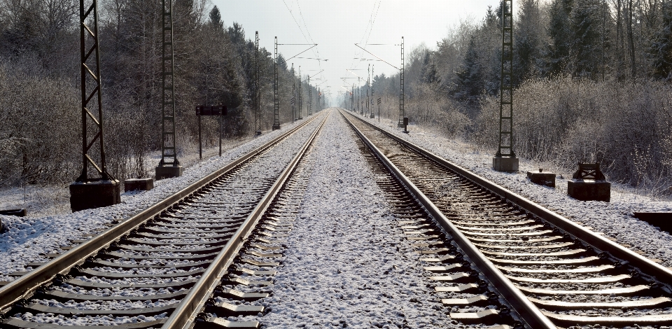 Track railway train transport