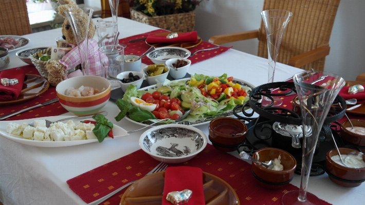 Table cutlery board celebration Photo