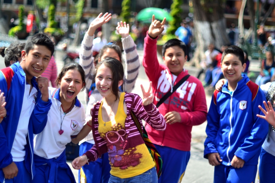 Young students sports endurance