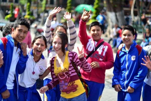 Young students sports endurance Photo