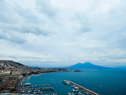 Foto Laut pesisir cakrawala langit