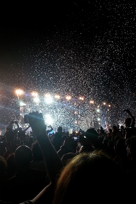 Light night crowd concert Photo