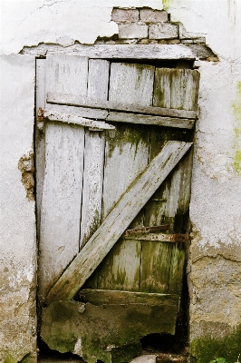 Grungy wood white antique Photo