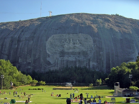 Mountain hill range stone Photo