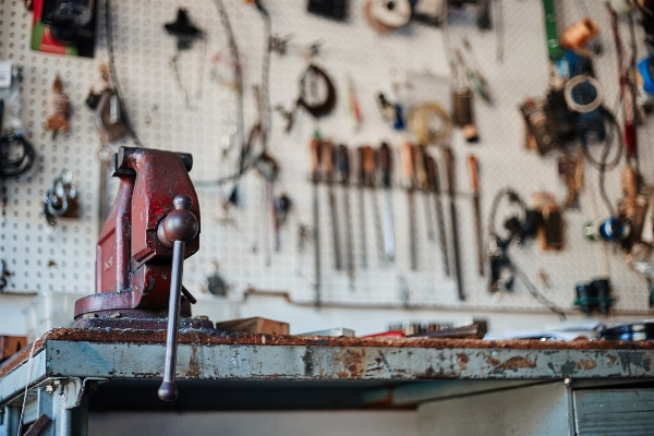 Work bench street wall Photo