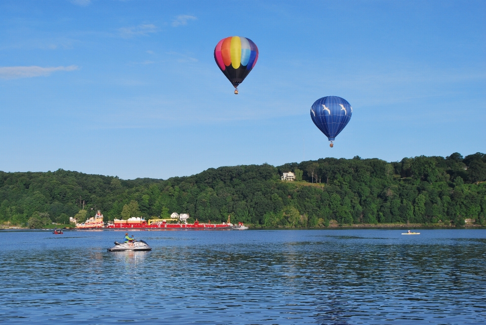 Water sky lake balloon