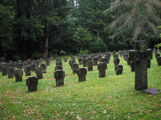 Dark cemetery tombstone grave Photo