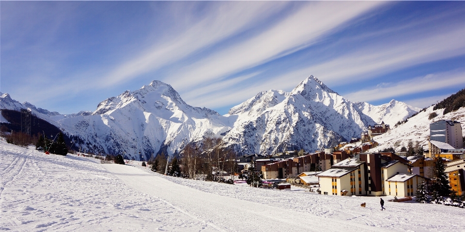 Montagne neige froid hiver