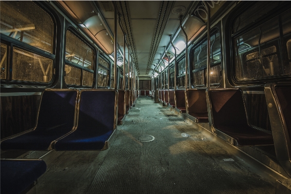 Old urban train transportation Photo