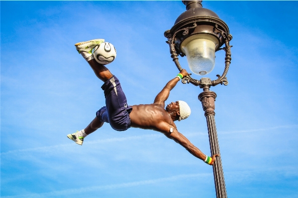 Man sky guy jumping Photo