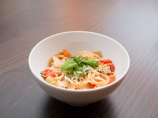 Wood bowl dish meal Photo