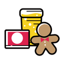 Gingerbread man Icon